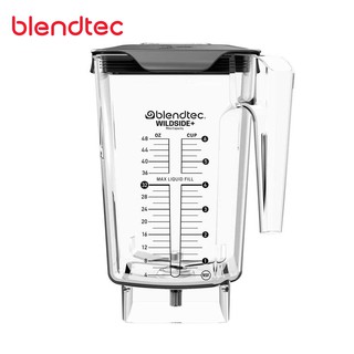 โถปั่น Blendtec WildSide Jar 48 oz พร้อมฝาปิด (ฝาดำ จุกใส ) และใบมีด ใช้ได้กับเครื่องปั่น Blendtec ทุกรุ่น