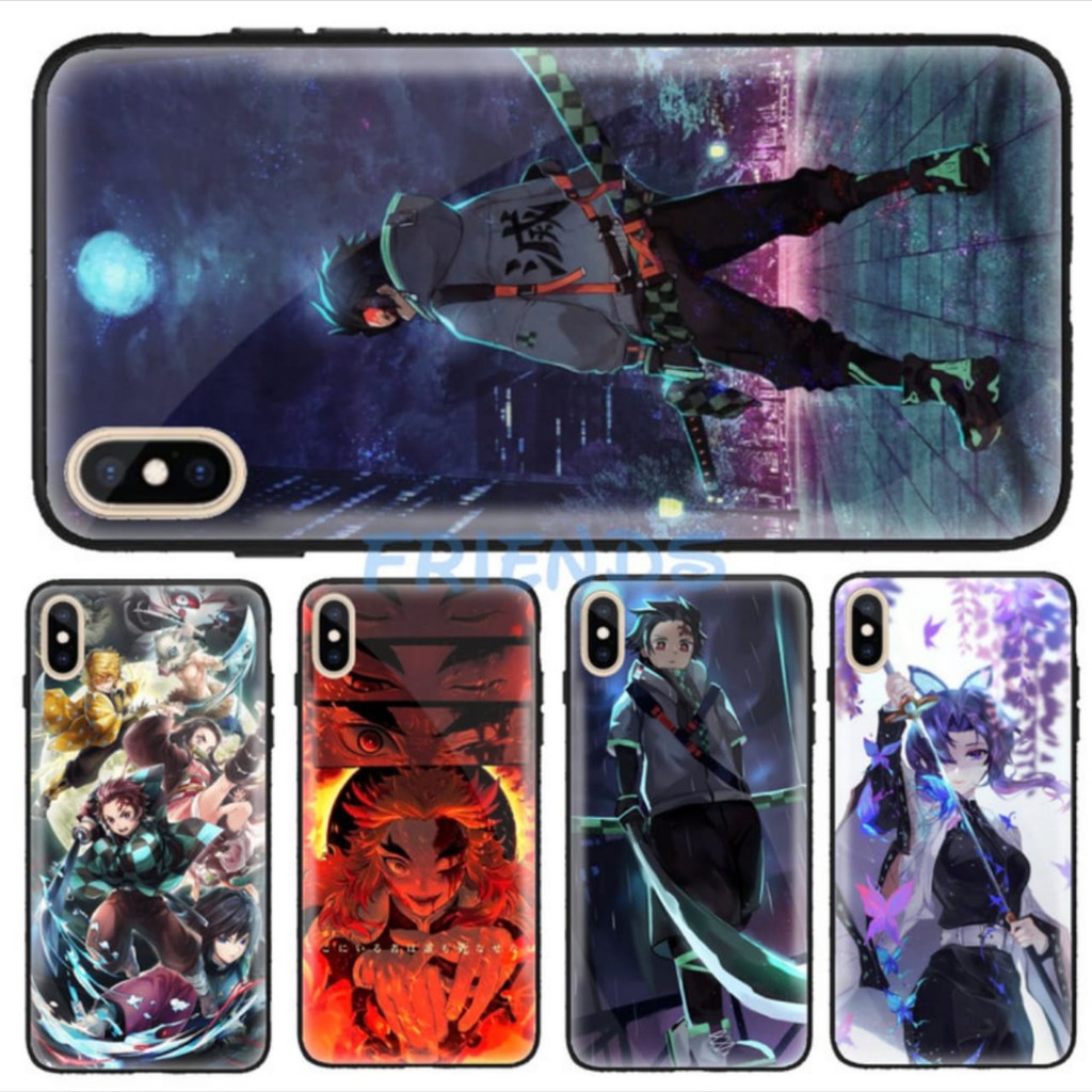 XIAOMI MI 8, 8 LITE, MI 8 SE, MI 9 PREMIUM CASE GLASS MOTIF KIMETSU NO YAIBA KNY