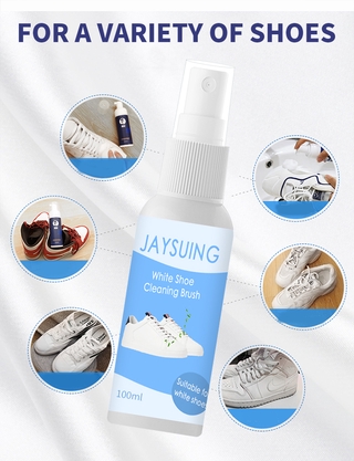 น้ำยาซักรองเท้า ซักแห้ง JAYSUING White Shoe Cleaning Brush น้ำยาทำความสะอาดรองเท้า