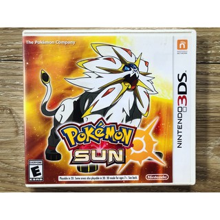 แผ่น 3DS POKEMON SUN US version