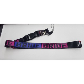 สายคล้องคอ ประมาณ 50 cm ลาย Bride ฟ้า ม่วง