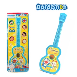 Doraemon ลิขสิทธิ์แท้ ของเล่น กีต้าร์ 4 สายโดราเอมอนคละลาย Guitar Ukulele ขนาด 16x47x4.5 ซม. กีตาร์เด็ก ดีดได้จริง