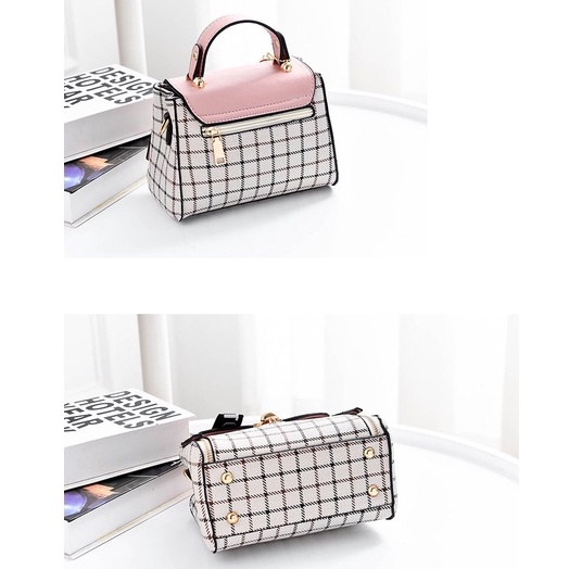 กระเป๋าสะพายแฟชั่น ถือสำหรับผู้หญิง ใบเล็กน่ารัก ตรงปก แน่นอน  ba-1 Size : 20*11*15 - รูปที่ 3