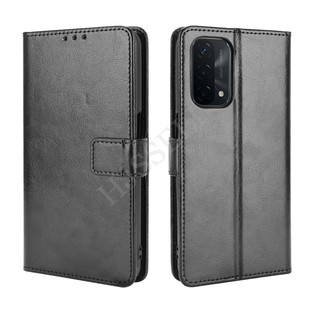 เคสสำ OPPO A74 5G Case PU Leather Flip Phone Case OPPO A74 A 74 OPPOA74 5G เคส เคสโ ทรศัพท์มือถือ พลิกซองโทรศัพท์