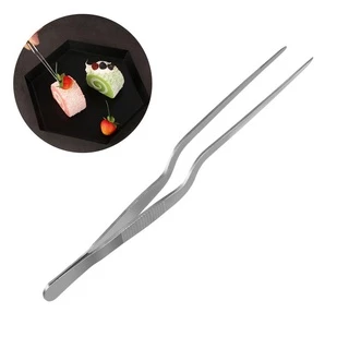 BEAU1 Food Tweezer เครื่องมือห้องครัวการนําเสนอการให้บริการสแตนเลส