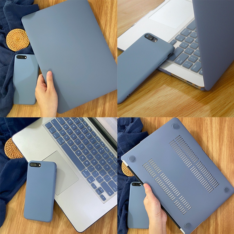 【6 In 1 set】เคสป้องกัน สีครีม สําหรับ macbook Air 13.6 นิ้ว A2681 M2 chip 2020 M1 Air Pro 13 14 16 นิ้ว A2337 A2338 A2442 A2485 2022