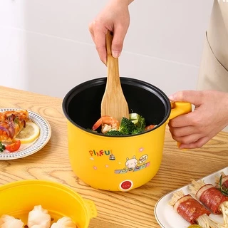 หม้อไฟฟ้าเอนกประสงค์17.5cm หม้อไฟฟ้า LZH-C18 หุงข้าว อุ่น ตุ๋น ต้ม นึง วัสดุสแตนเลส