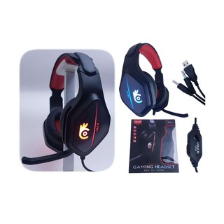 หูฟังเกมมิ่ง Head Phone Oker G558 7Colors Lighting with Pulsating EFX Gaming Headset