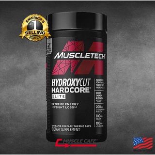 Hydroxycut Hardcore Elite (100เม็ด) Muscletechแพ็คเกจใหม่ล่าสุด