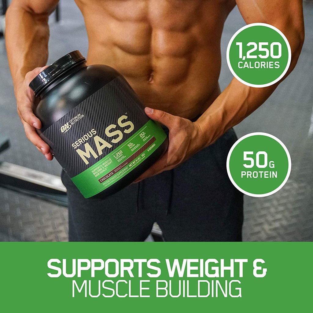 Optimum Nutrition - Serious Mass 6lbs/2.73kg