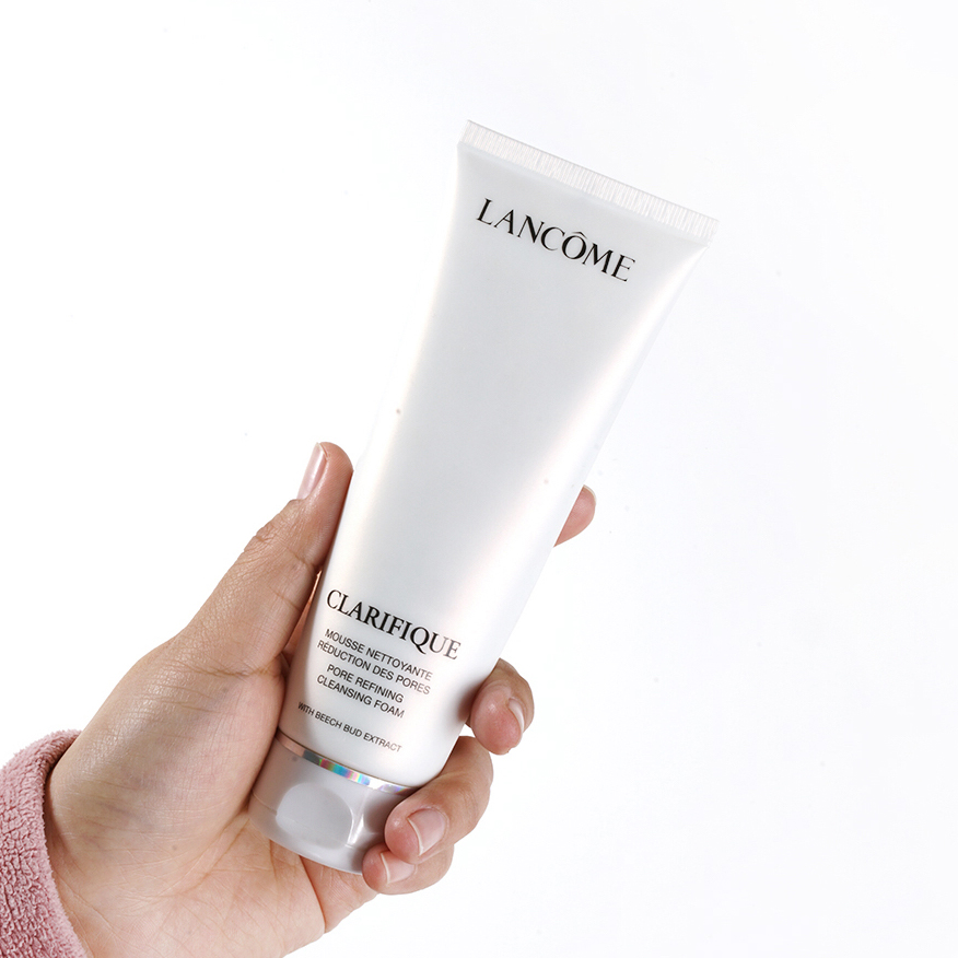 Lancome Clarifique Pore Refining Cleansing Foam Cleanser  มอยส์เจอร์ไรซิ่งอะมิโนแอซิดเฟเชียลคลีนเซอร์ 125ml (ลังโคม) ส่วนลดอีกต่อไป  ฿1,088