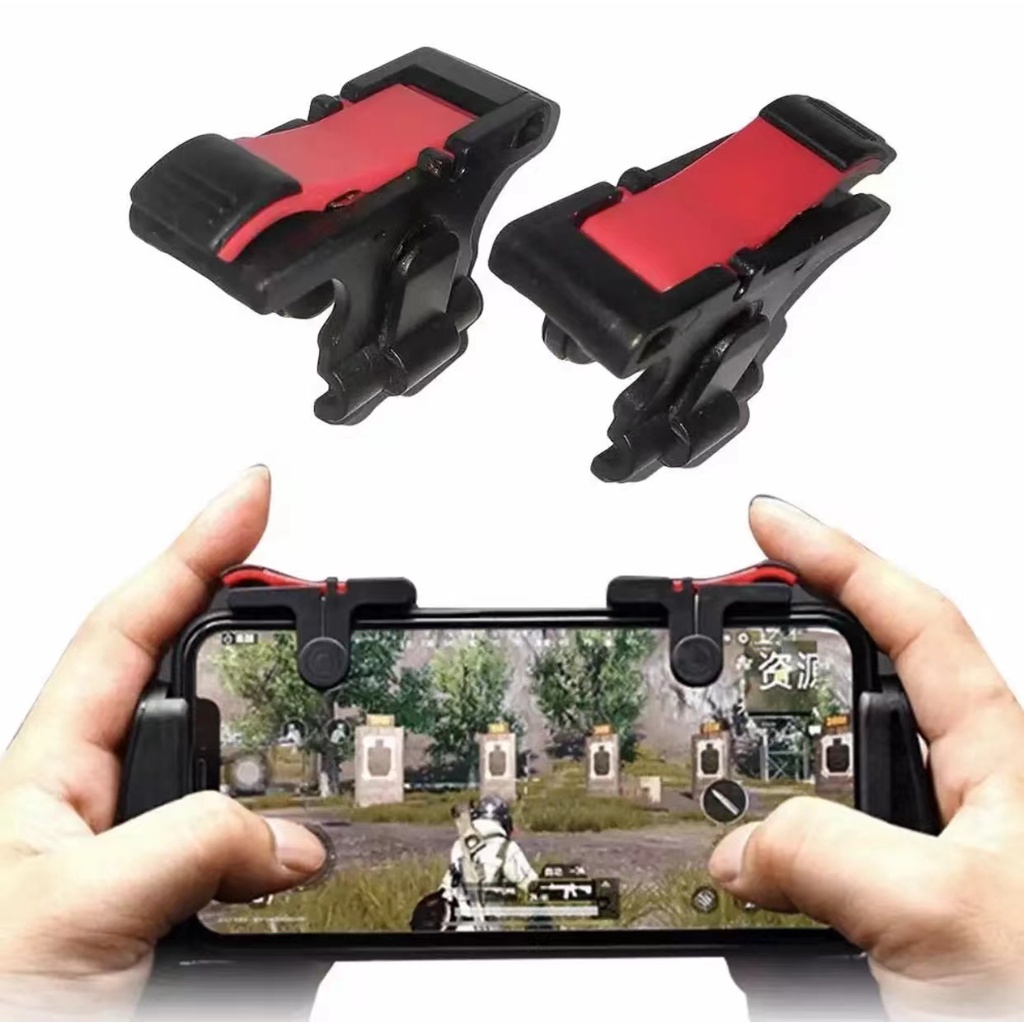 ปุ่มช่วยยิง SHOOTING TAP  joystick จอยเล่นเกมส์มือถือ (Rules of Survival, PUBG) 1คู่