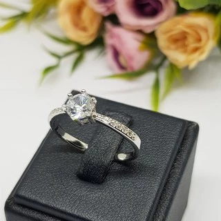 Memorine Jewelry แหวนเงินแท้ 925 ฝังเพชรสวิส(CZ) : ONLR398