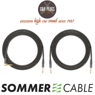 สายแจ็คกีต้าร์และเบส SOMMER SC SPIRIT LLX หัว G&amp;H PLUG ความยาว 3 เมตร เเละ 5 เมตร