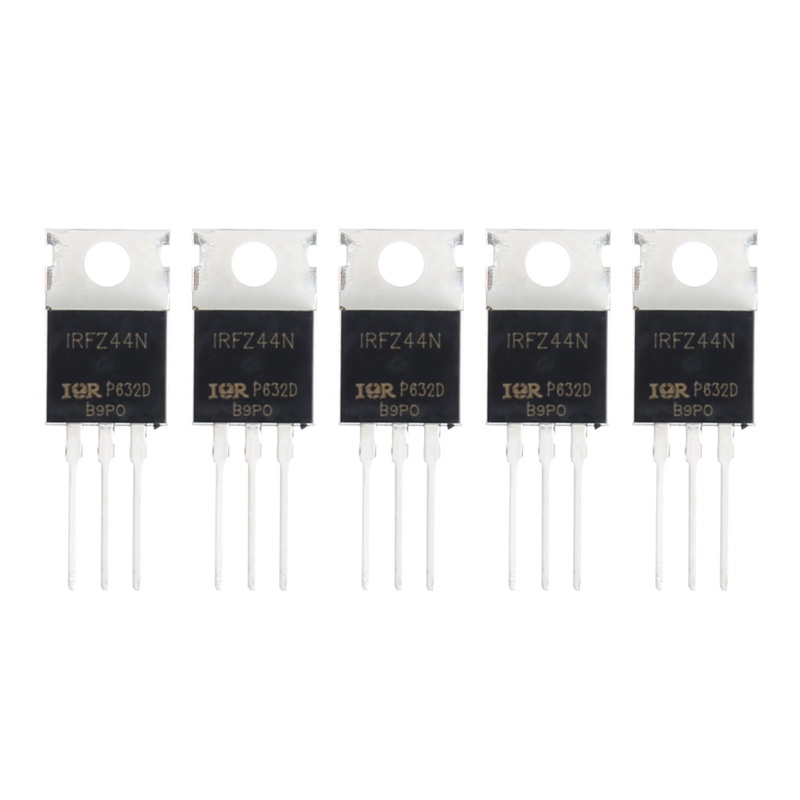 Niki 5PCS IRFZ44N TO220 IRFZ44NPBF 55V 49A ตรง TO-220 NMOS FET IRFZ44 IC ใหม่