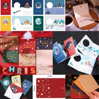 มีหลายลาย การ์ดอวยพร สคส สติ๊กเกอร์ X Mas Gift Card Sticker คริสมาสต์อีฟ วันคริสมาสต์ Christmas Merry Christmas
