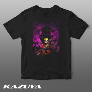 เสื้อยืดครอปเสื้อยืด พิมพ์ลายโปสเตอร์การ์ตูนนารูโตะ Kazuya DV-0032S-5XL