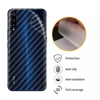 ฟิล์มกันรอยด้านหลัง คาร์บอนไฟเบอร์ สําหรับ Vivo Y33S Y11 Y20 Y20i Y12S Y15S Y21 Y50 Y30 V9 V15 V20 S1 Pro V11i Y93 Y91C Y95 Y91 U10 Y91i Y12 Y15 Y17 Y20S Y12A Y19 Y83 Y81I