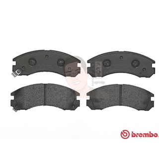 P54 017B ผ้าเบรก F (แท้ BREMBO รุ่น Black) MITSUBISHI กาแลนท์ Galant VR-4, GTO 3.0 V6 ปี1990-1993 /ปาเจโร่ Pajero 3.5...