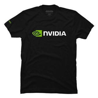 เสื้อยืดผ้าฝ้าย Yuanl5 {พร้อมส่ง เสื้อยืดผ้าฝ้าย 100% พิมพ์ลายโลโก้ NVIDIA พลัสไซซ์ XS-4xl สําหรับผู้ชาย ของขวัญคริสต์มา