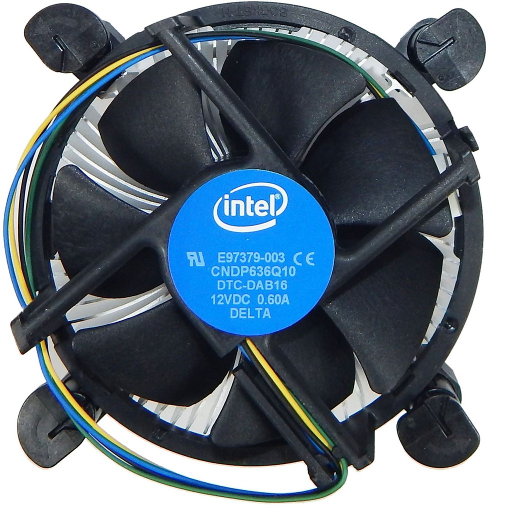 Intel Stock Fan Original 4-Pin Connector CPU Cooler 115X With Aluminum Heatsink (ของใหม่แท้)