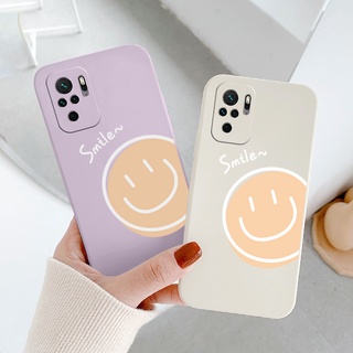 เคสรอยยิ้มเคสมือถือ ซิลิกาเจลเหลว Phone Case For Xiaomi Redmi Note 10 Pro Max 10s 4G 5G 10Pro 10ProMax  กันกระแทก การป้องกันเลนส์กล้อง ปกหลังแบบอ่อน