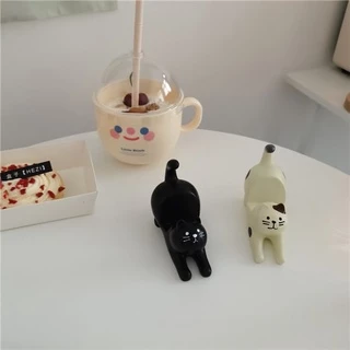 🌟พร้อมส่ง🇹🇭 DECOLE ญี่ปุ่น ZAKKA ที่ตั้งโทรศัพท์ / แท็บเล็ตน้องแมว มีหลายแบบ มีของแถมทุกออเดอร์ เรซิ่นงานฝีมือ