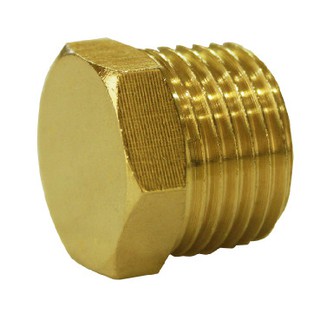 ปลั้กอุดทองเหลือง  BRASS 3152 (1/8", 1/4", 3/8", 1/2") (งานน้ำ,งานลม,งานปั้ม)