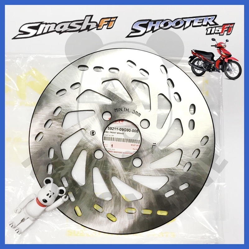 [SUแท้ ] แผ่นจานเบรค Smash115 Fi/Shooter115 Fi Suzukiแท้!!!