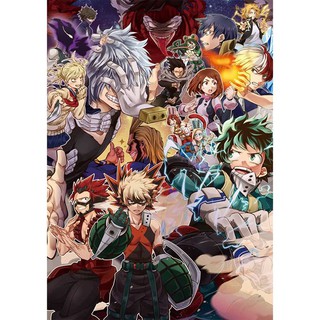 myfriend 2019 my hero academia โปสเตอร์ผ้าใบสําหรับติดตกแต่งผนังบ้าน