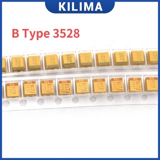 ตัวเก็บประจุแทนทาลัม ประเภท B 3258 SMD 24Value 25V 16V 10V 35 100u 10UF 22 106 3.3 4.7 100UF 0.22UF 1UF 4.7UF 10UF 22UF 33UF 47UF 6.3V 10V 16V 25V 35V 50V 5 ชิ้น 2 ชิ้น