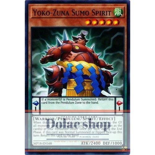 YUGIOH Zuna Sumo Spirit CARD