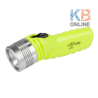 ไฟฉายดำน้ำกันน้ำ 3w 175 l x43 dia mm 4xaa Waterproof Diving Flashlight 3w 175 l x43 dia mm 4xaa