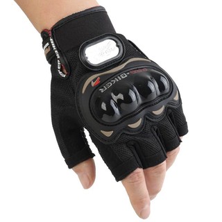 ถุงมือขับมอเตอร์ไซค์ PRO-BIKER แบบครึ่งนิ้ว