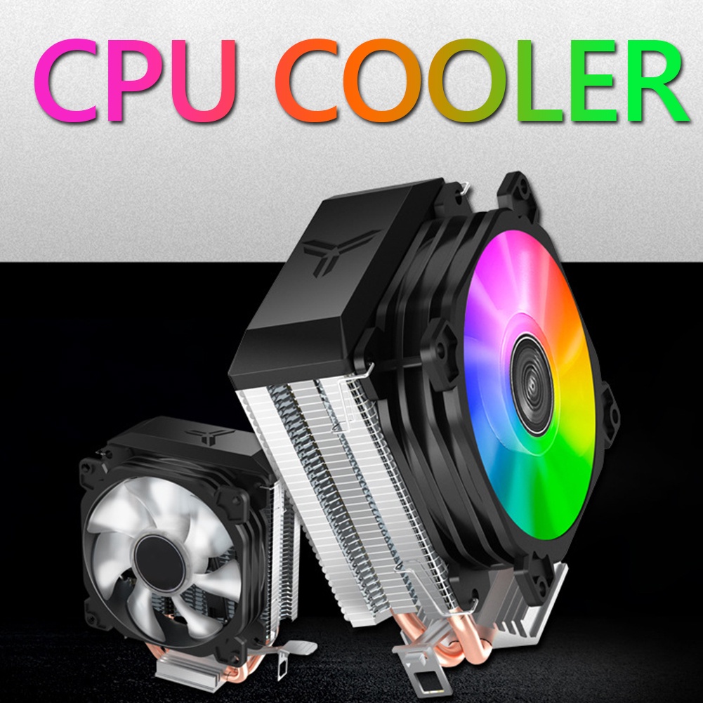 Jonsbo CR1200E 9cm CPU Cooler 2 Copper Heat Pipe Tower RGB 3Pin Cooling ...