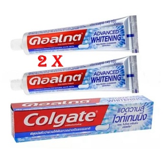 2 x COLGATE ADVANCED WHITENING Toothpaste 135g. (2Pcs.)