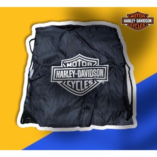 กระเป๋าHarley Davidson เป้สะพายหลัง เชือกผูกหูรูด