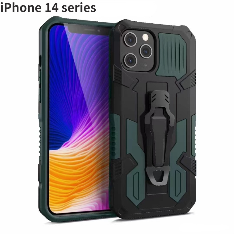 สําหรับiPhone 17 16e 16 15 14 Pro Max Air PlusทนทานHybrid Armorเข็มขัดคลิปเคสโทรศัพท์กันกระแทก