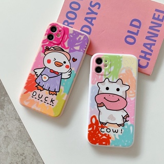 !!!พร้อมส่งจากไทย!!! Samsung case TPU น้องวัวน้องเป็ด A02 A02s A03s A22(5G) A52(5G)