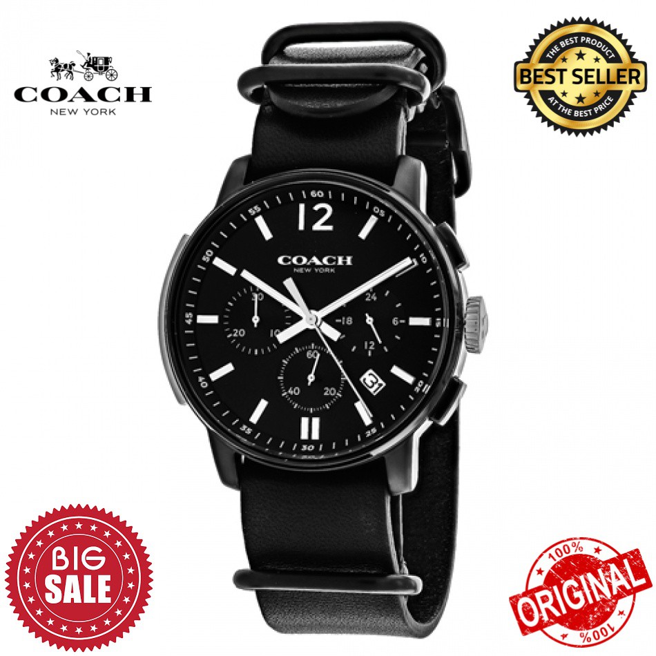 นาฬิกาข้อมือ COACH  14602021 Men's Bleecker Chronograph Watch