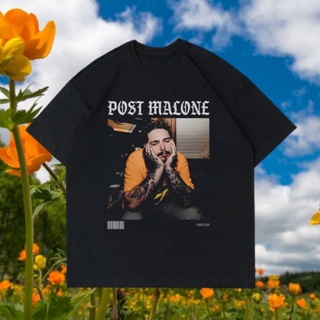 เสื้อยืดสีขาวMalone POST เสื้อยืด - เสื้อผ้าวงกลม | เสื้อยืด | รองเท้าบูท | วินเทจ | ขนาดใหญ่ | เสื้อยืด HomageS-4XL