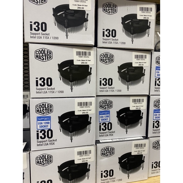 พัดลมCPU intel i30 LGA  1155/1156/1151/1150/1200  หัว3pin