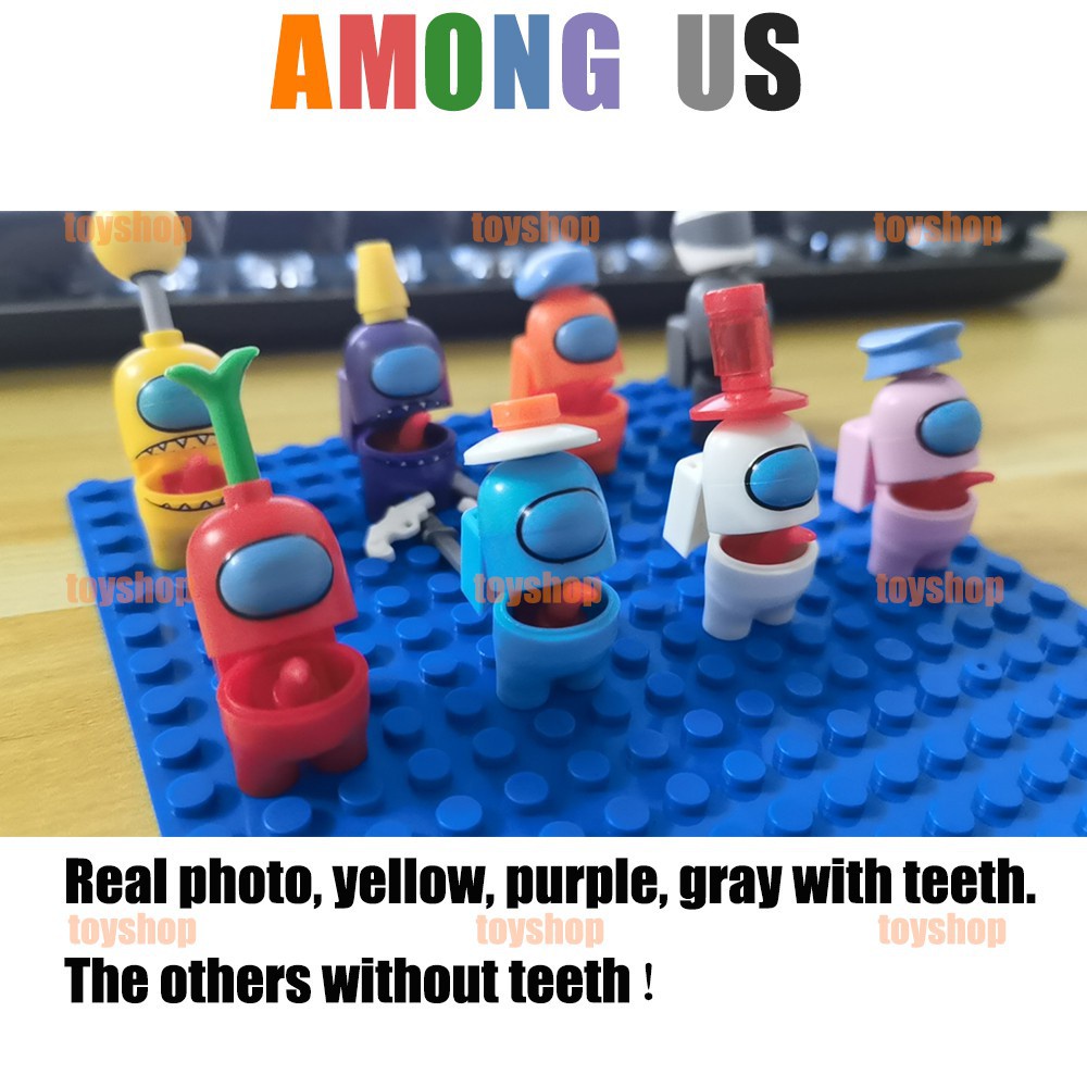 8 ชิ้น Among us Minifigures รูปที่ 2