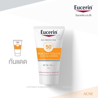 Eucerin Sun Protection SUN BODY SENSITIVE PROTECT DRY TOUCH SPF50+ PA++++ 200 ML ปกป้องรังสี UVA/UVB