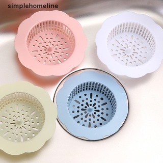 [simplehomeline] ใหม่ ที่กรองท่อระบายน้ํา ABS ทรงกลม กันรอย กันฝุ่น สําหรับอ่างล้างจาน ห้องครัว ห้องน้ํา