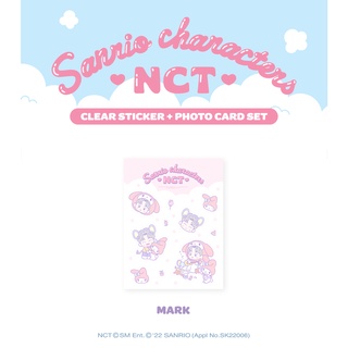[NCT X SANRIO Collaboration] - Clear Sticker + Photo Card SET - MARK