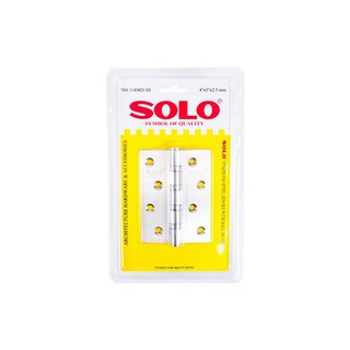 บานพับ 4"x3" SOLO 1143025 SS P2 | SOLO | 1143025SS บานพับ บานพับ อุปกรณ์ประตู บานพับ 4"x3" SOLO 1143025 SS P2
ทำจากสแตนเ