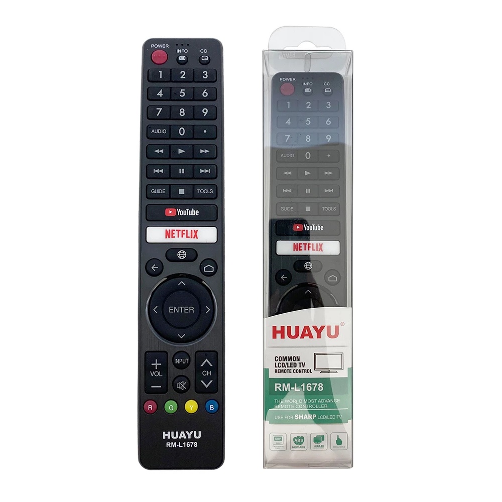ใหม่ RM-L1678 สําหรับ Sharp AQUOS LCD LED สมาร์ททีวีรีโมทคอนโทรล GB234WJSA GB346WJSA GA455WJSA GB139