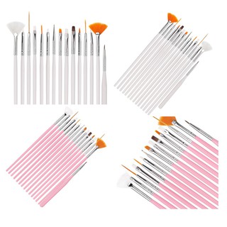 ชุดพู่กันทำแต่งเล็บ 15ชิ้น Nail Brush Set 15 Pieces