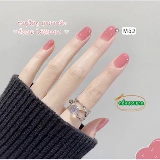 สีใหม่ พร้อมส่ง 🌸 สีทาเล็บ ยาทาเล็บ กึ่งเจล ไม่อบ ไม่ต้องอบ ลอกได้
